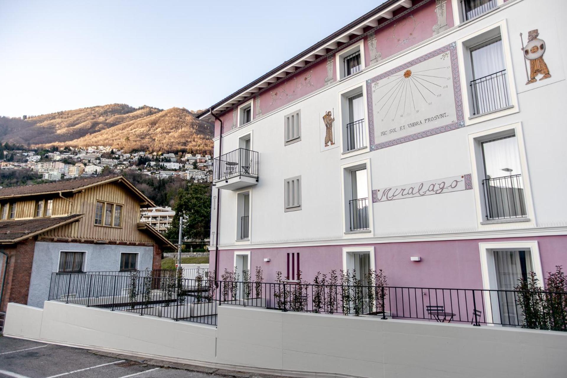Miralago Locarno Easy Rooms Muralto Eksteriør bilde
