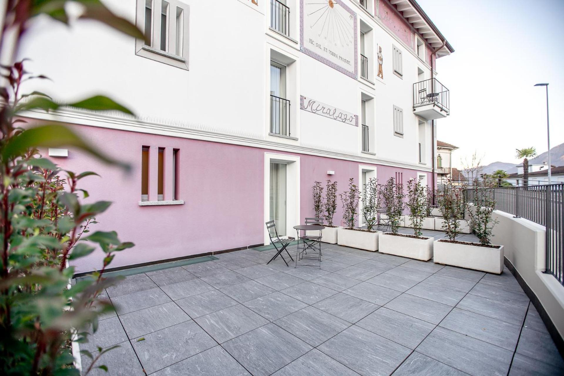 Miralago Locarno Easy Rooms Muralto Eksteriør bilde
